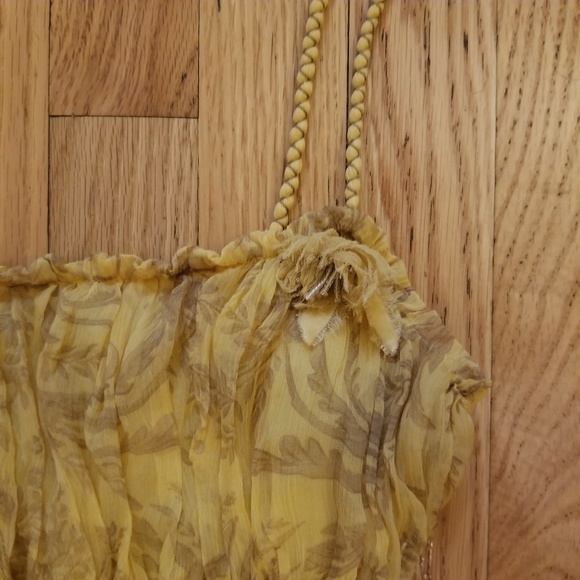 Max Studio Yellow Silk Cami - Picture 6 of 7
